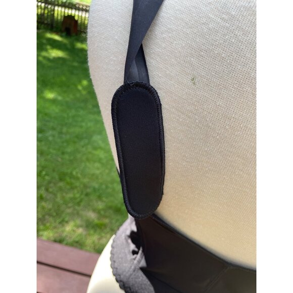 Exquisite Form Longline Bra 38DD Black Nylon & Spandex - Picture 7 of 9